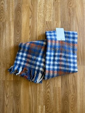 a new day plaid blanket scarf - nwt